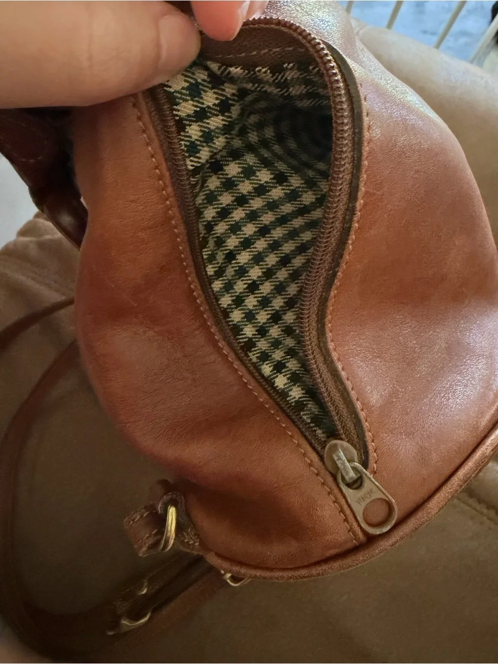 vintage Ghurka No. 138 Ashley backpack brown leather Marley Hodgson